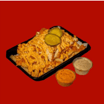 Nashville Chicken Loaded Fries 9x9
